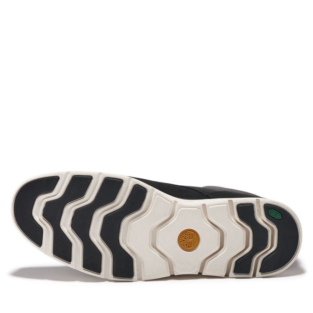 Botas Chukka Masculino - Timberland Bradstreet Couro Sneaker - ALKGF7516 - Pretas